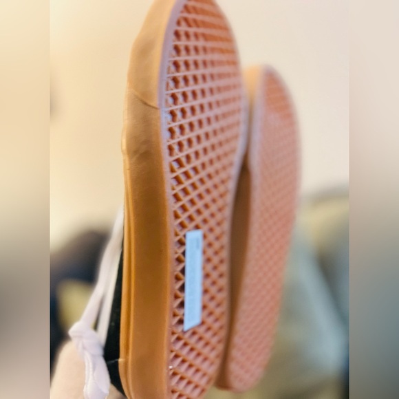 VANS Sk8-low Premium Leather Shoes (black/gum) size 13 men’s New 👈🏻 - Picture 13 of 13